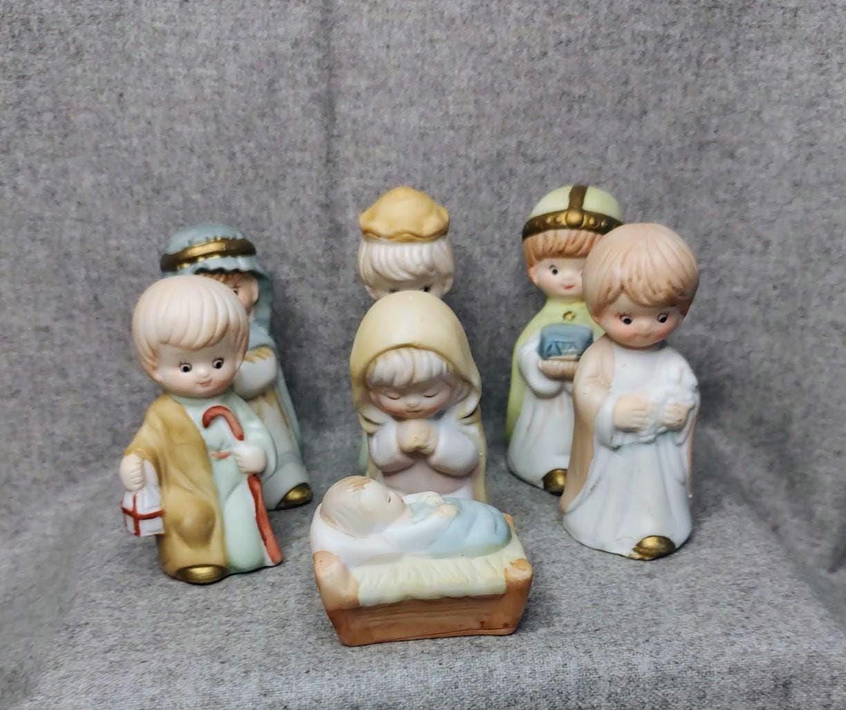 11 piece porcelain nativity set - Etsy 日本
