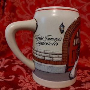 1989 Budweiser Clydesdales Beer Stein