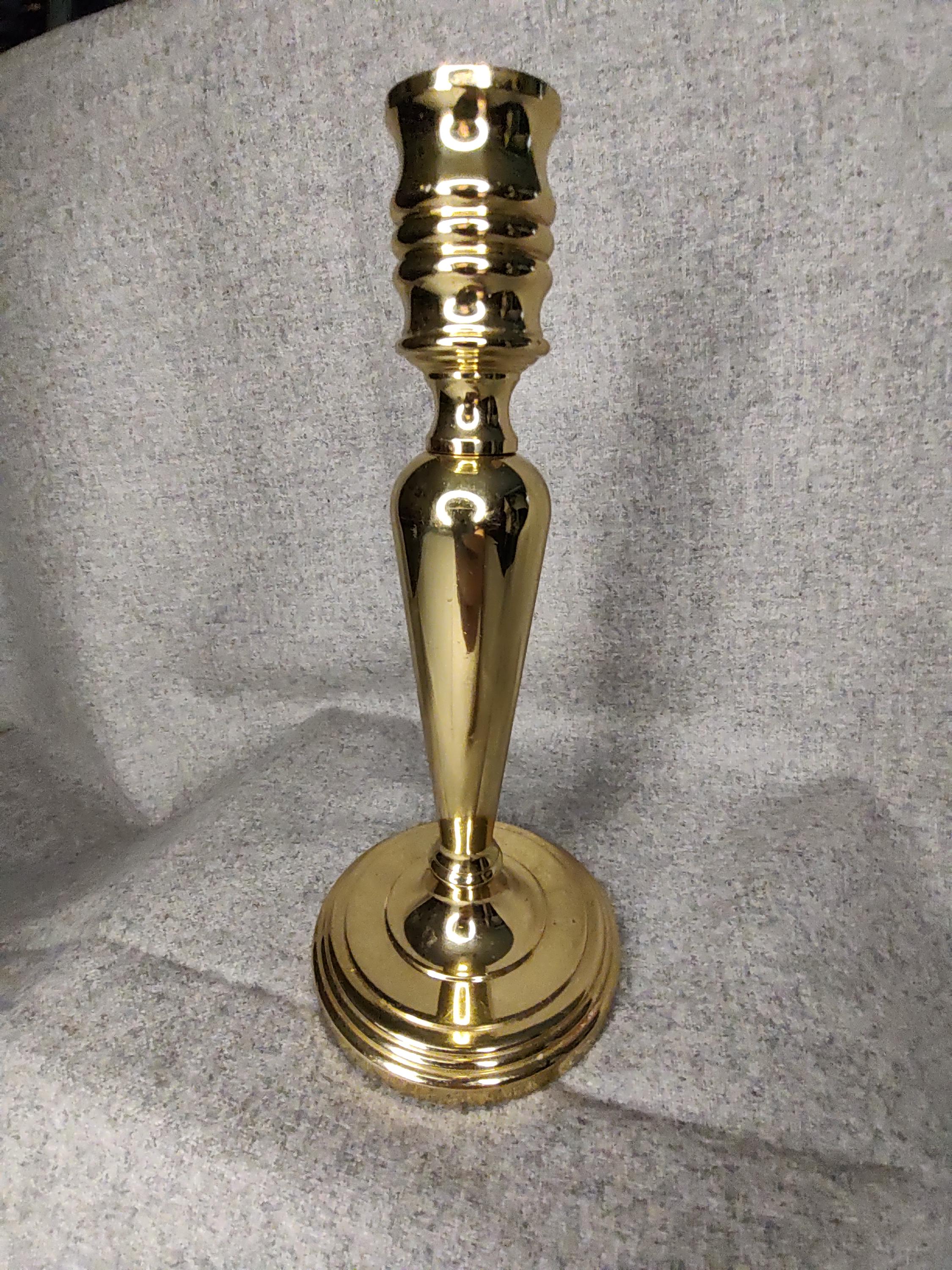 Mount Vernon ペン立て Baldwin Brass製 Baldwin Polished Brass Candle Stick Holder 7