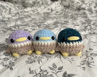 Peluche canard colvert au crochet fait main, peluche canard colvert, jolie peluche, copain mignon câlin