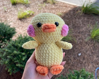 Große Ente Stofftier, Entenplüschtier, niedliche Ente, Kawaii Ente, Ententhema, Geschenk für Kind