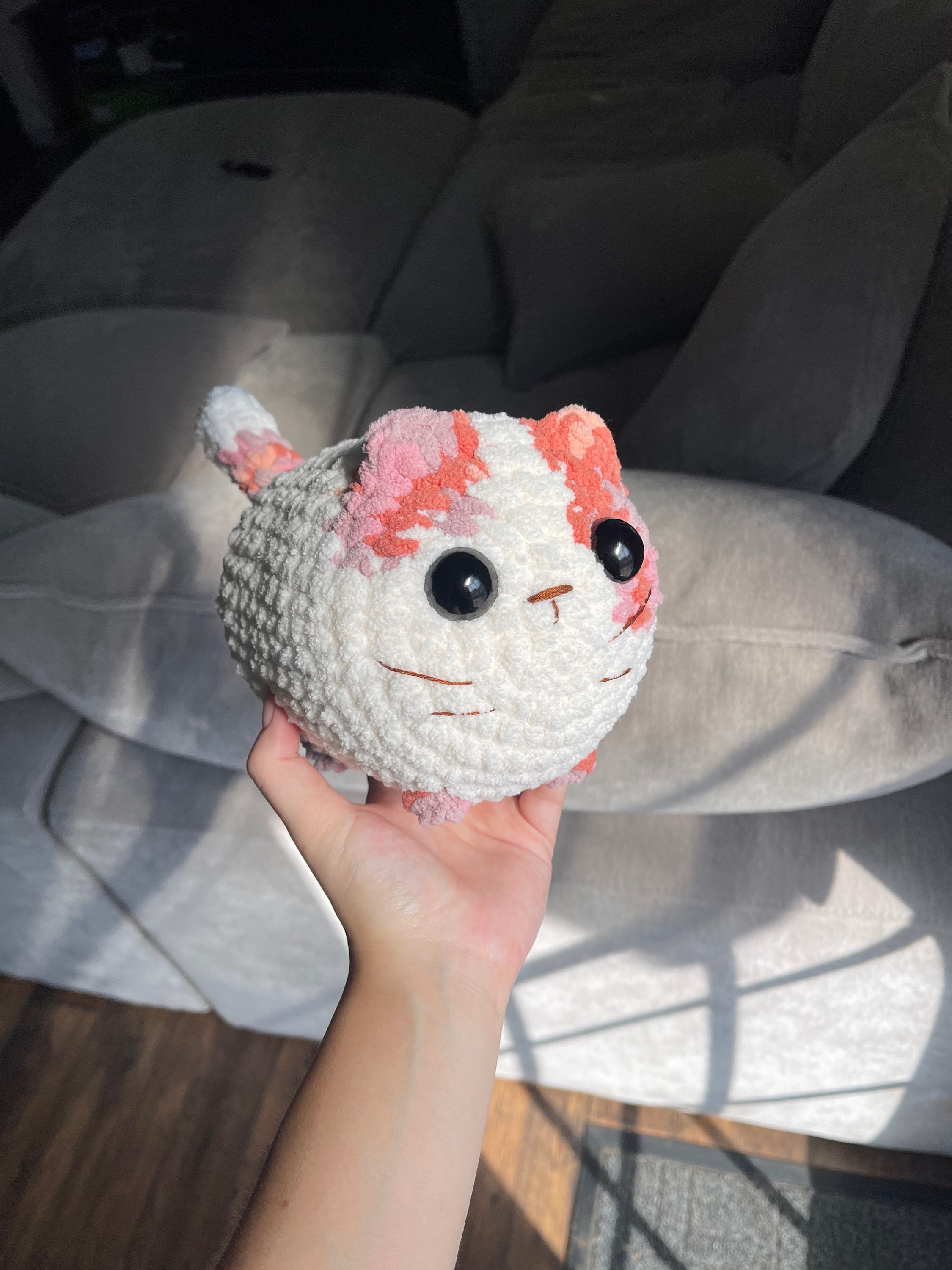 かぎ針編みの猫のぬいぐるみ、猫のぬいぐるみ、猫好きへのギフト、親友