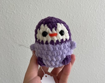 Gehäkelter Baby Pinguin Stofftier, Pinguin Stofftier