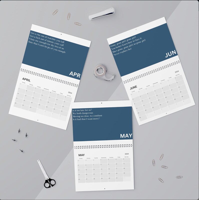 SZA SOS Album Calendar 2024 Etsy