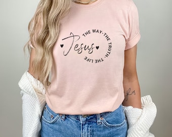 Comfort Colors Religious Shirt, Jeses Shirt, Bible Verse Tshirt, Womens God Tee, Trendy Oversized Tee, Faith Based T-shirt, Bestseller