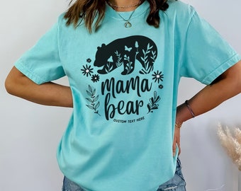 Personalized Mama Bear Shirt | Mothers Day Gift, Mama Bear Tshirt, New Mom Shirt, Mommy Graphic Tee, Moms Shirts