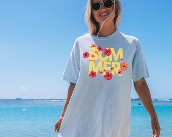 Aesthetic Summer Shirt, Comfort Colors Beach Tee, Vacation Beach Shirts, Summer Graphic Tees, Beach T-Shirt, Oversized T-Shirt, Retro Tshirt
