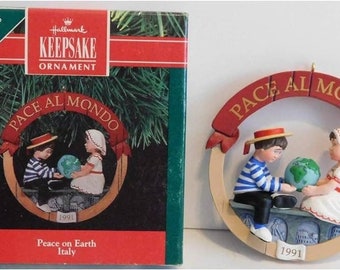 Hallmark 1991 Ornament 1st Edition Peace On Earth Series Peace on Earth