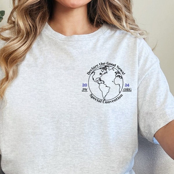 International Convention t-shirt, JW, International 2024, Group tees, Unisex Heavy Cotton Tee, Declare the good news Unisex Heavy Cotton Tee