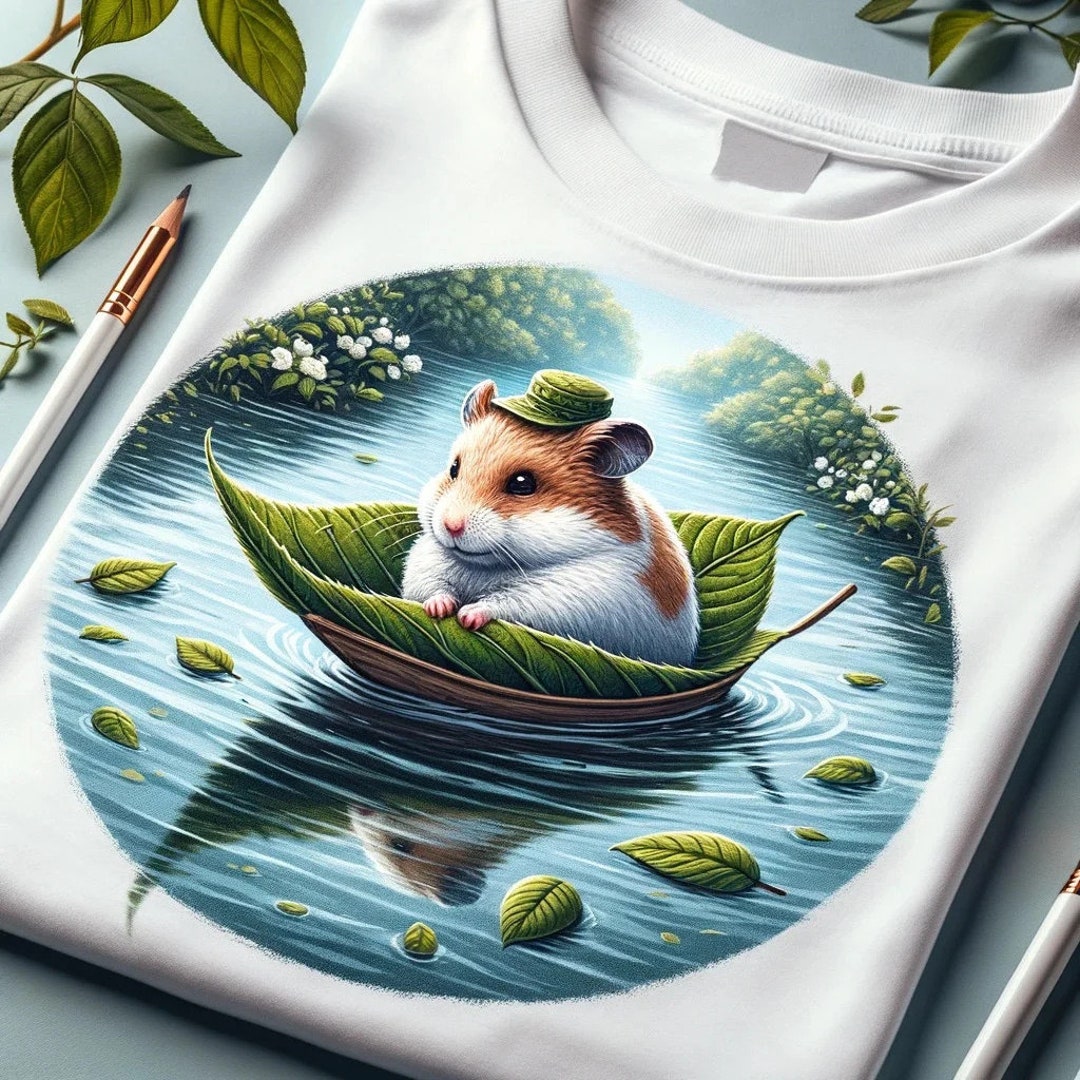 T-shirt "Je Suis Le Hamster Qui Court Dans Ma Tête" - Design Humoristique Avec Hamster Et Roue