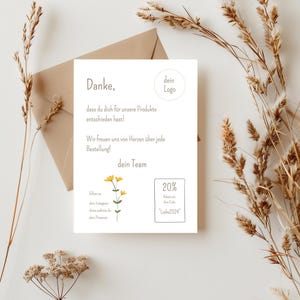 Fournisseur de services de modèles de cartes de remerciement | Modèle Canva | Modèle de carte de remerciement | carte de remerciement imprimable | Carte de remerciement modifiable bohème