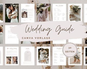 Przewodnik po fotografach ślubnych | Szablon Canva | Przewodnik po fotografii ślubnej | Cennik fotografii | Marketing fotografa ślubnego | Ulotka
