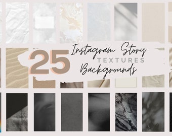 25 Instagram Story Backgrounds | Digital Download | Beige Instagram Story Backgrounds | Minimal Beige Wallpaper | Texture Stock Photos