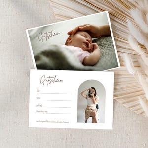 Photographe de modèle de bon de réduction | Modèle Canva | Exemple de modèle de photographe | Modèle de bon | Liste de prix | Photographe de cartes de visite boho | Dépliants
