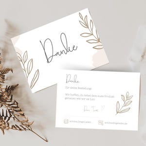 Bedankkaartsjabloon dienstverlener | Canva-sjabloon | Bedankkaartsjabloon | afdrukbare bedankkaart | Bewerkbare bedankkaart boho