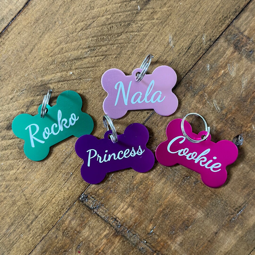Custom Engraved Dog Tags Etsy