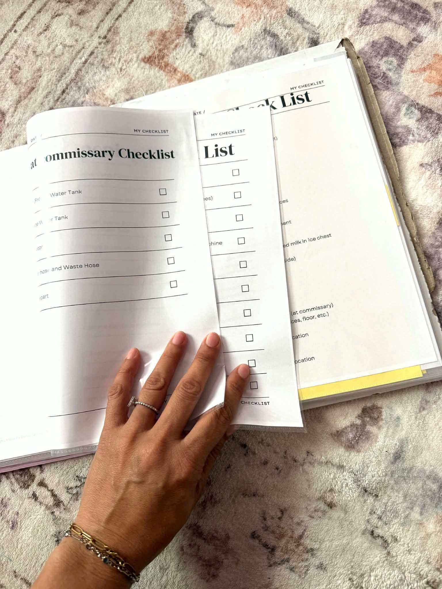 Label Review Checklist Mobile Food Trailer Inspection Binder Template | Health Inspection ...
