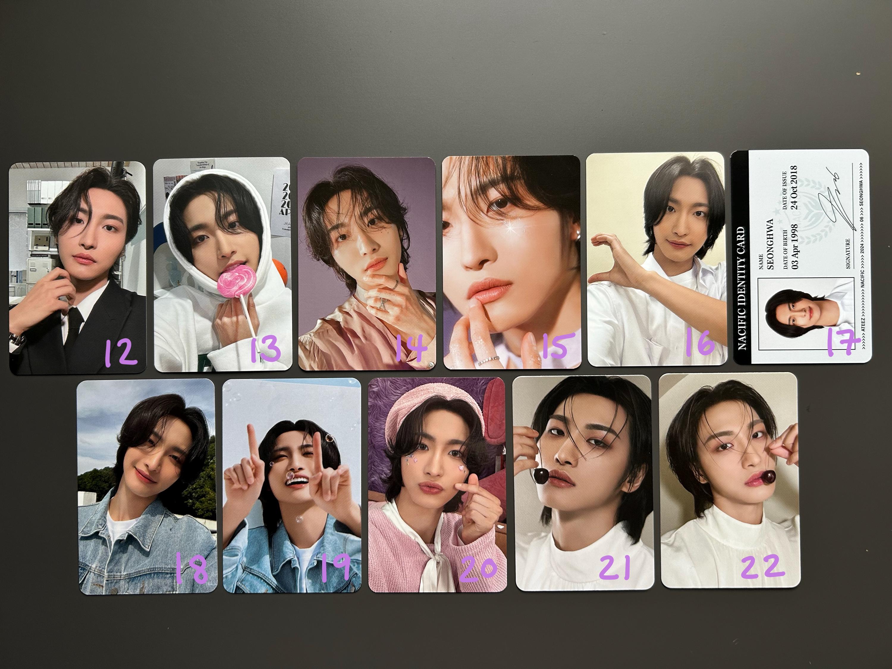 Ateez - Nacific Photocards (hyung Line) - Etsy
