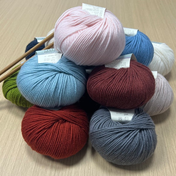 52 Hilo de lana de color, Hilo de alpaca, Hilo de calcetín, Lana de punto, Hilo de fibra natural, Hilo de lana de alpaca, Fibra de alpaca, Drops Alpaca, Hilo de peso deportivo