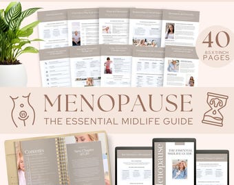 Menopause Guide, Essential Handbook for Perimenopause, Post-Menopause and Midlife Wellness, Symptom Relief & Hormone Balance, Nutrition Tips