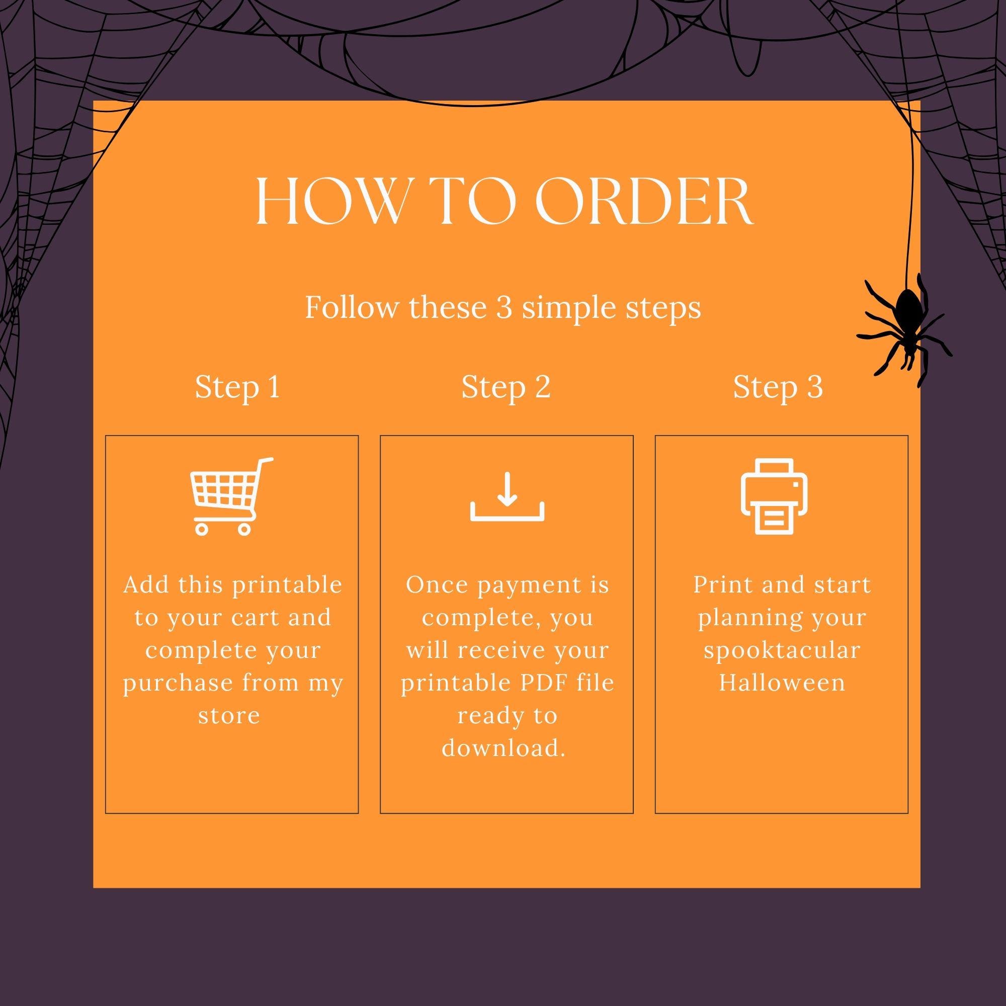 Complete Halloween Costume Guide and Checklist Printable, DIY Halloween ...