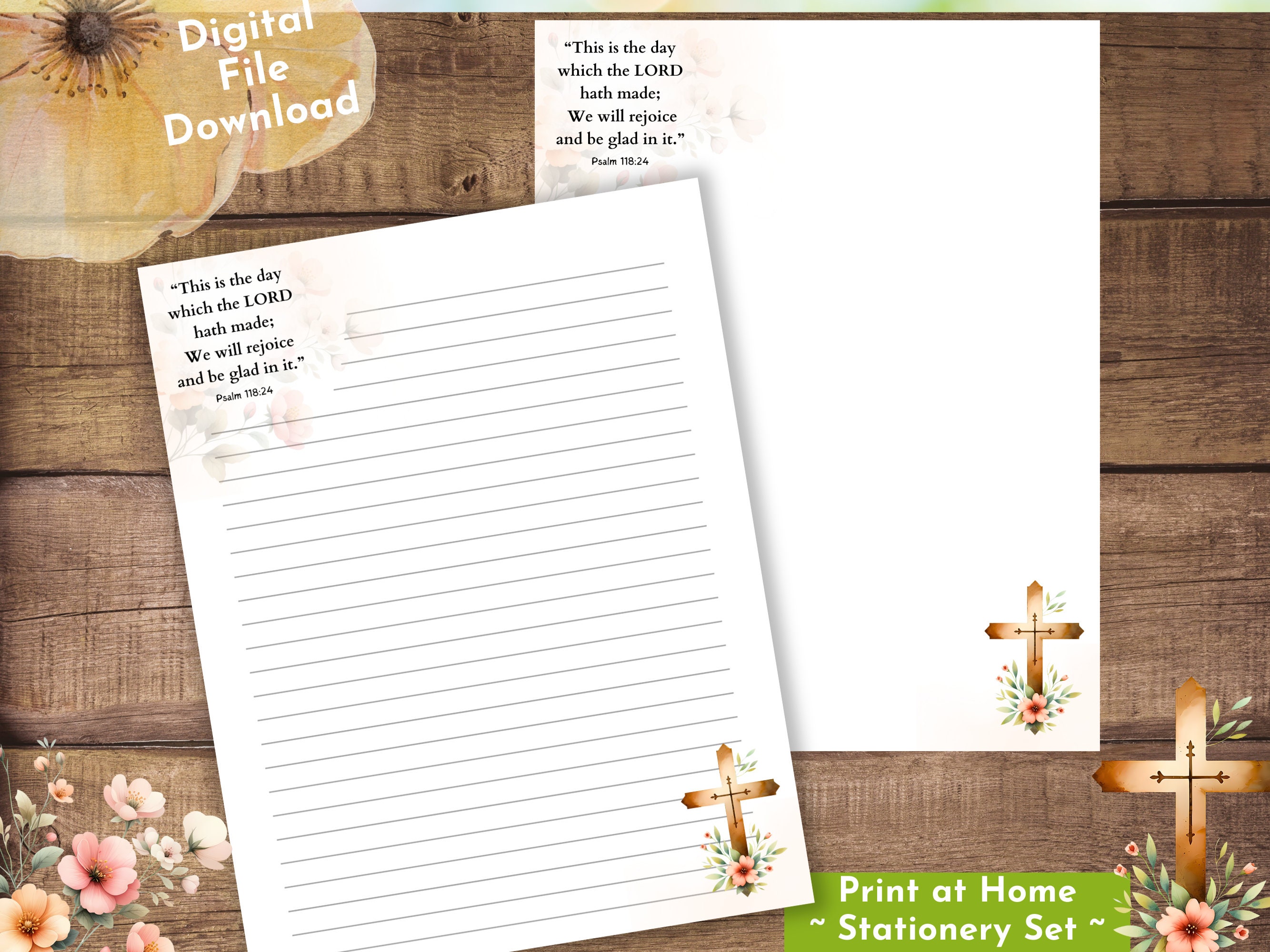 christian letter writing paper printable bible quotes verse cross