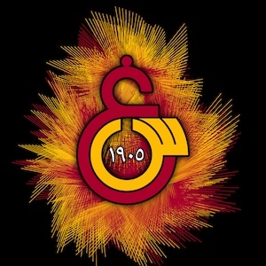 Galatasaray Logo Deko Wappen aus Pla