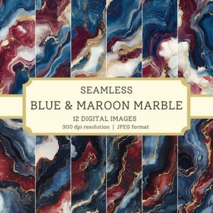 Carta digitale senza soluzione di continuità in marmo blu e marrone, immagini di alta qualità, design stampabili per album di ritagli/tessili, sfondi colorati per i social media
