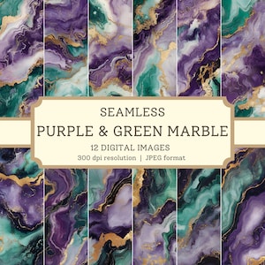 Carta digitale senza soluzione di continuità in marmo viola e verde, immagini di alta qualità, disegni stampabili per album/tessili, sfondi colorati per i social media