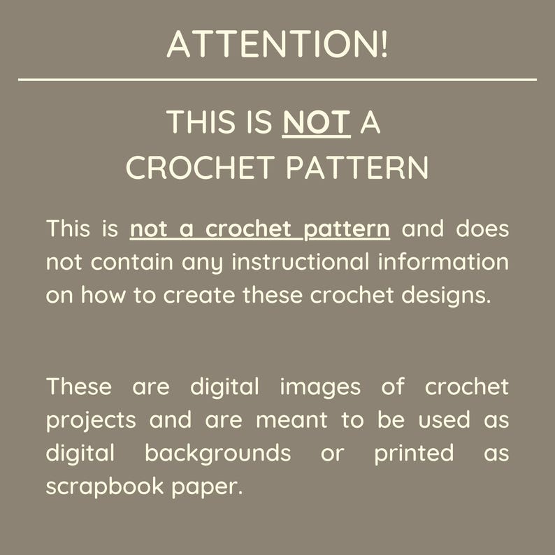 Neutral Crocheted Quilt Digital Paper, High Quality Seamless Images, Printable Cozy Knit Scrapbook/ Textile Designs, Digital Backgrounds image 6