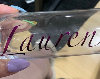 Personalized Champagne Flute