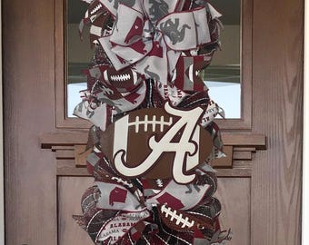Alabama Crimson Tide Football Door Swag