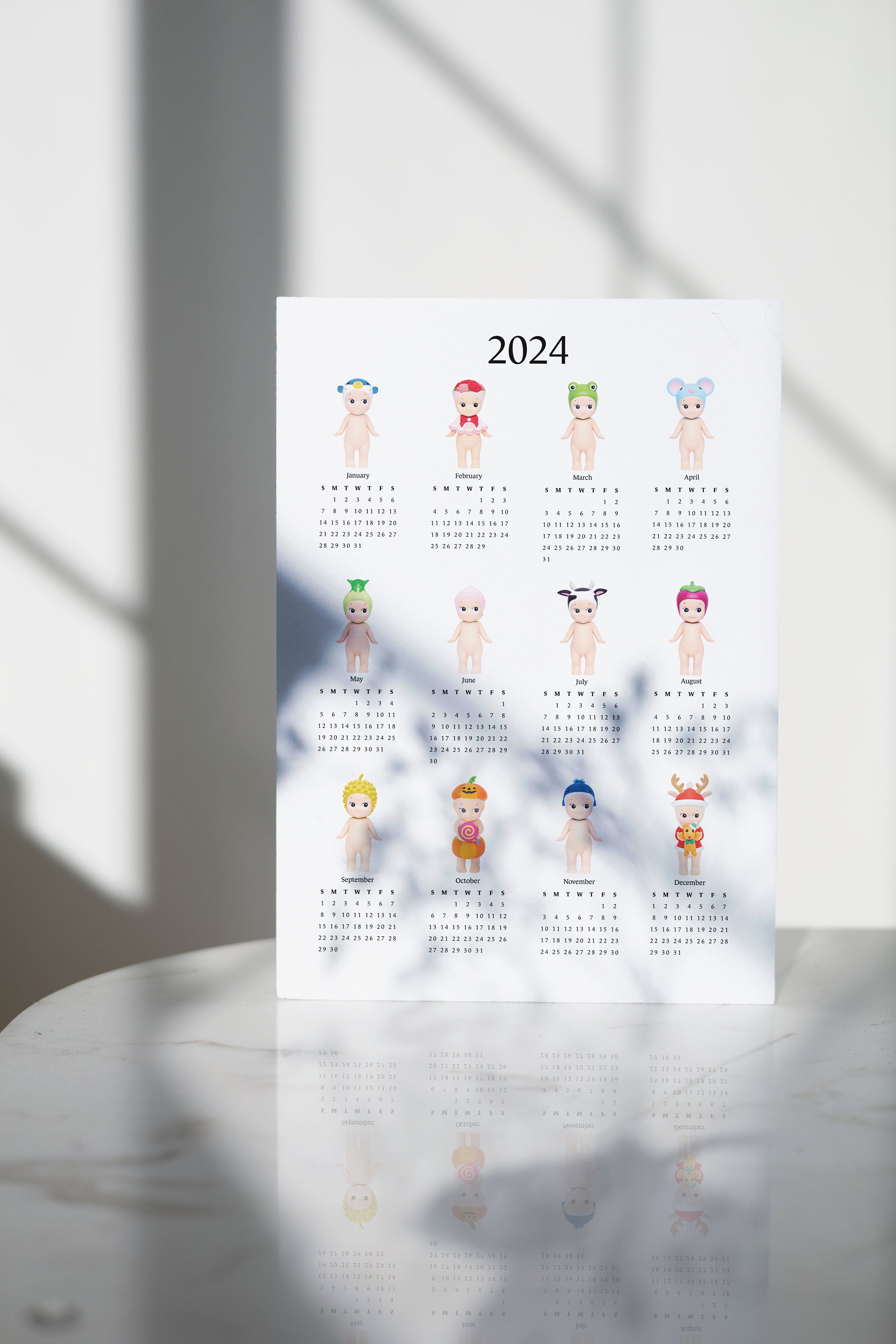 2024 Sonny Angel Calendar Digital Download Letter Size Etsy