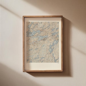 Poster con mappa vintage di Ely, Minnesota - Mappa scaricabile istantaneamente - Stampa mappa vintage degli Stati Uniti - Arte murale del Minnesota - Decorazione murale di Ely - Regalo del Minnesota