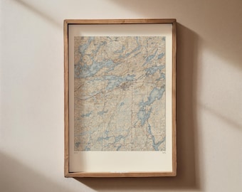 Vintage Ely, Minnesota Map Poster - Instant Download Map - Vintage US Map Print - Minnesota Wall Art - Ely Wall Decor - Minnesota Gift