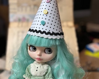 Blythe Doll QBaby Party Hat Handmade