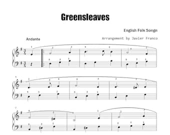 Mary Had a Little Lamb Piano Easy Sheet - Etsy