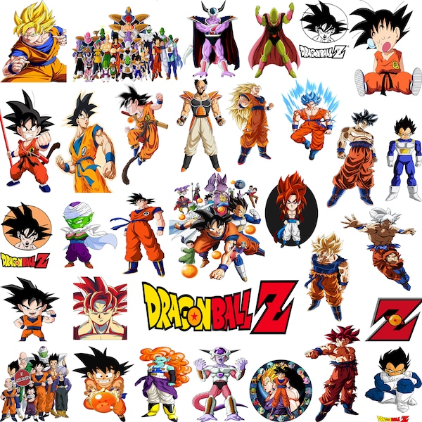 Dragon -- Ball -- Cartoon - Bundle l Cartoon l SVG, prêt pour la Cricut, téléchargement immédiat.