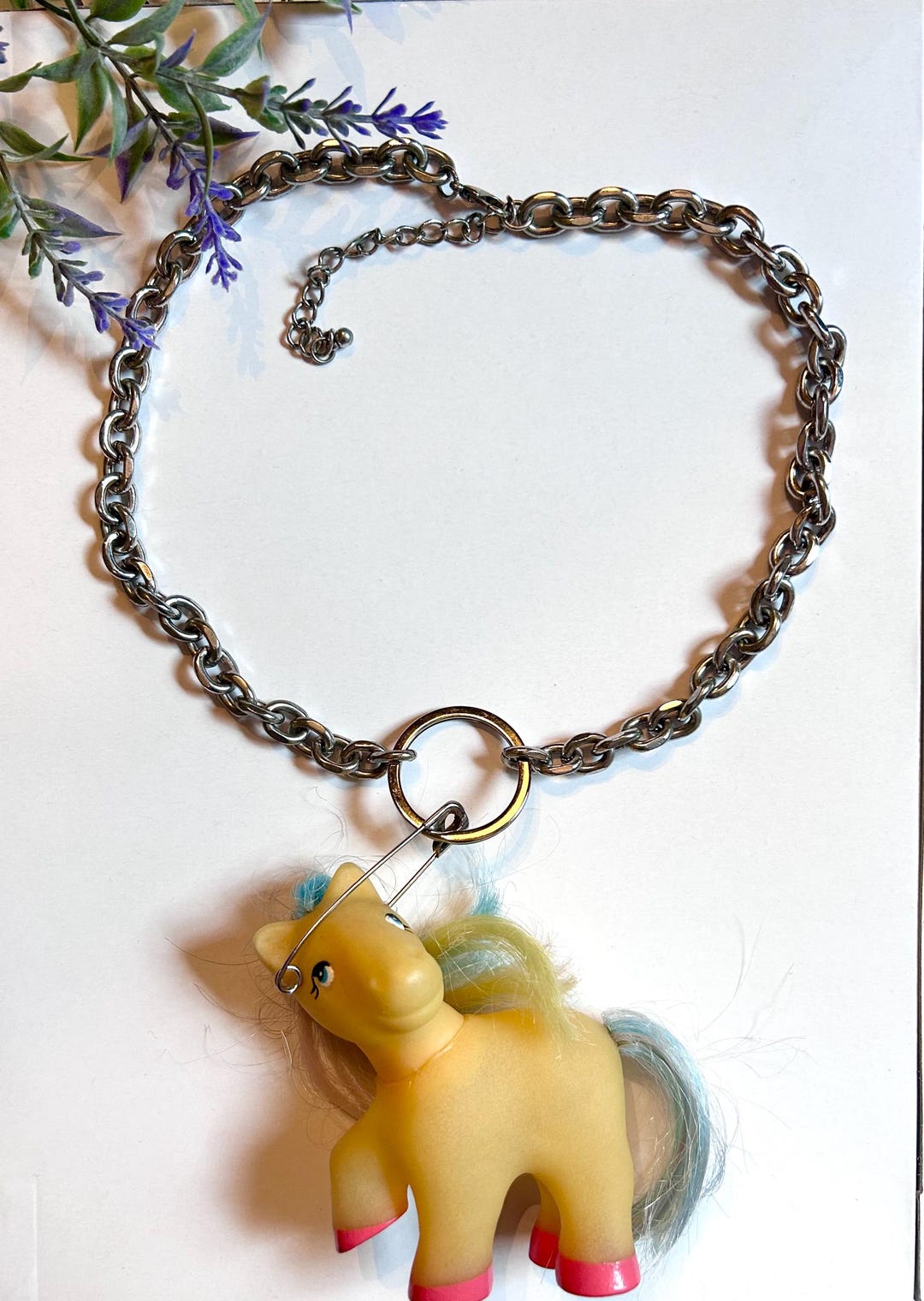 Alt Fashion Vintage Lobotomy Pony Necklace - Etsy