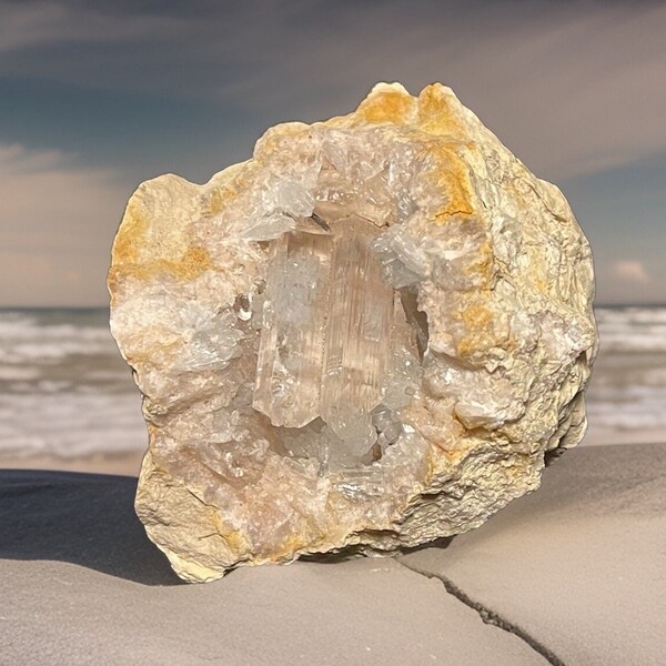 Selenite crystal, Natural Gypsum Quartz Cluster, Rocks, Minerals, Crystals, Quartz, Stones, Metaphysical Crystals,Gemstone, Healing Crystals