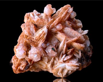 Natural Zeolite Crystal Quartz Cluster, Raw Analcime Gemstone on Matrix, Rare Mineral Specimen for Collectors & Home Decor Geology Gift