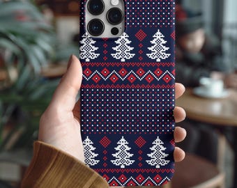 iPhone Handyhülle Weihnachtsbaum: Vintage Urlaub Handyschutz