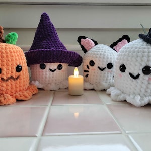 Crochet Ghosts - Cute Ghost Halloween Plushies