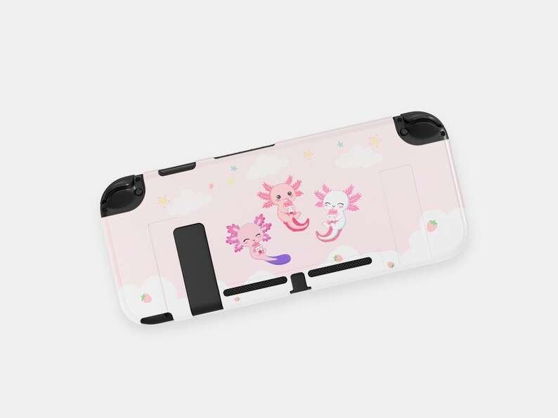 Axolotl Switch Case, Kawaii Switch Case, Protective Switch Cover, Cute ...