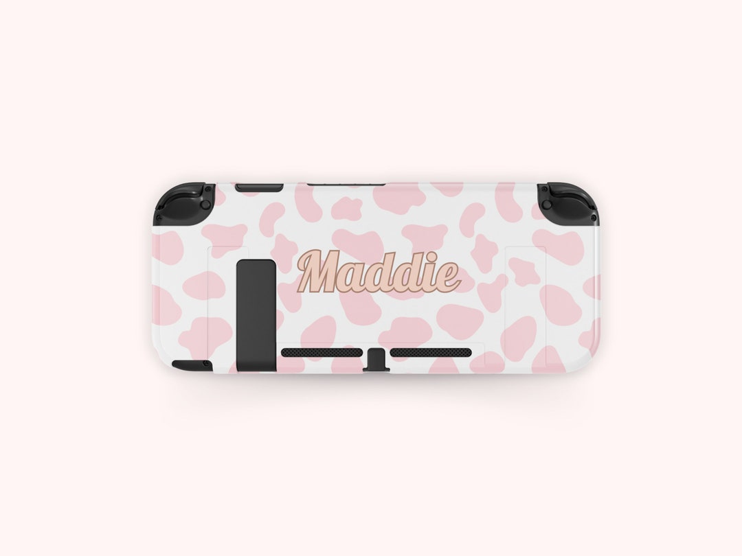 Custom Switch Case, Cow Print Nintendo Switch Case, Protective Switch