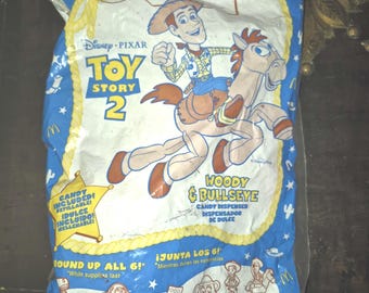 Juego de 5 juguetes vintage de Toy Story 2 de McDonald's: dispensadores de caramelos