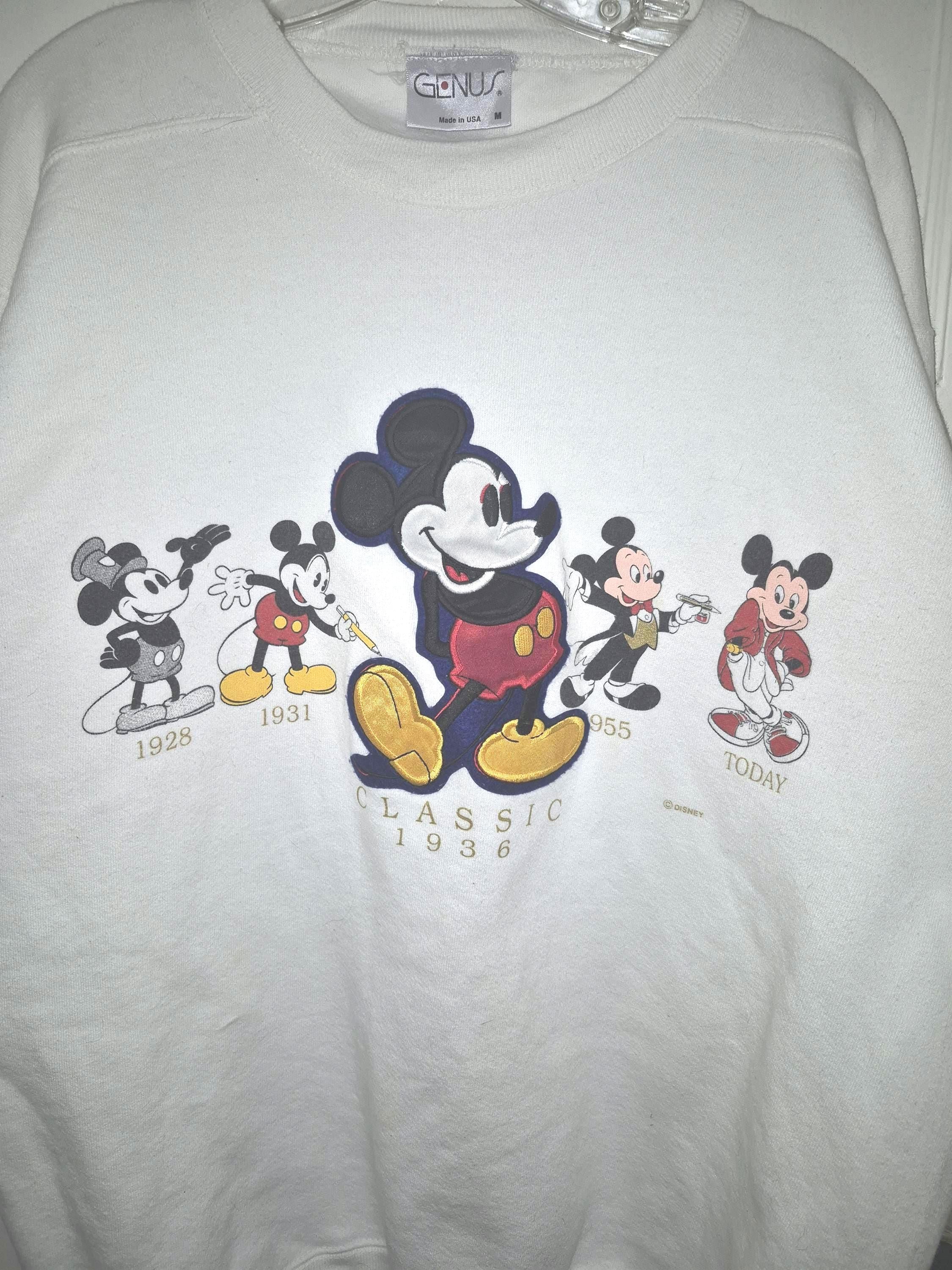 1990s Vintage Disney Mickey Mouse Sweatshirt Anniversary - Etsy