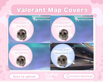 Sad Hamster Valorant Map Cover: Stream Overlay (Digital Download)