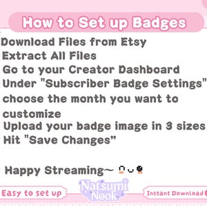 Baby Bear Twitch Sub Badges | Cute Emotes (Digital Download) image 3