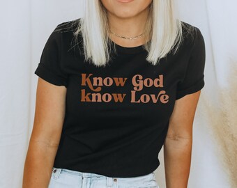 Love Scripture Verse Christian Shirt Women Jesus Love Shirt Christian Gift Inspirational Shirts Bible Verse Shirt Christian Gift Catholic